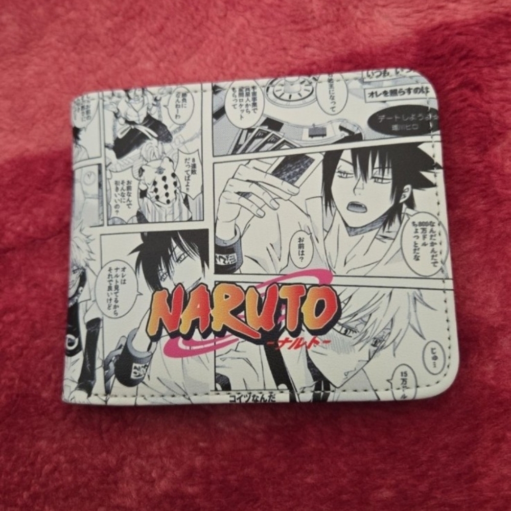 New Naruto anime manga leather wallet